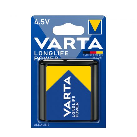 VARTA Longlife Power Alkáli Lapos Elem 3LR12 4,5V B1