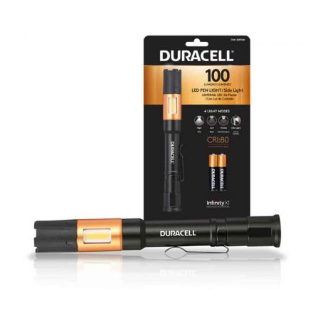 Duracell Lanternă Tip Pix DW100SE (+2AAA) IPX4 CRI80 (100 lumeni)