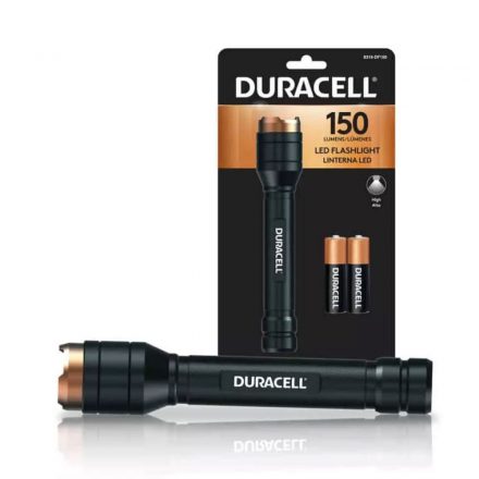 Duracell Lanternă Aluminiu DF150SEAAA (+2AAA) IPX4 (150 lumeni) B1