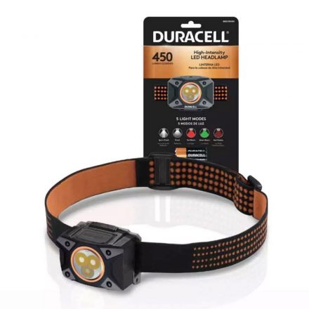 Duracell Fejlámpa DH450SE 450 lumen IPX4 +3AAA