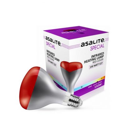 Asalite Bec Infra Roșu R125 E27 150W 2800K