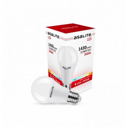 Asalite Bec LED A65 glob E27 15W 3000K (1430 lumen)