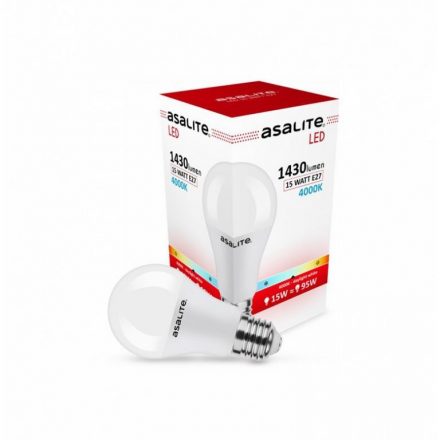 Asalite Bec LED A65 glob E27 15W 4000K (1430 lumen)