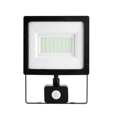 Asalite LED Reflector Slim 50W 4500K + Senzor de Mișcare