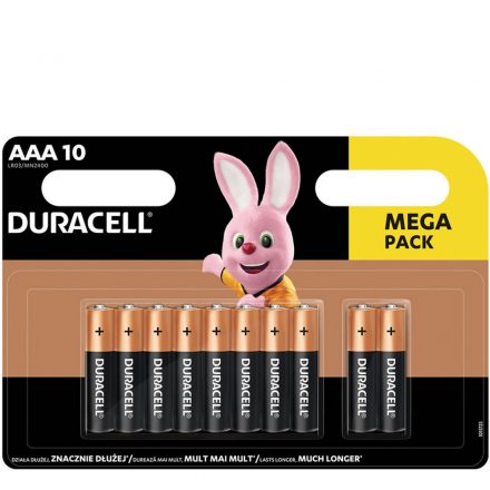 Duracell Basic Baterie Alkalină Mică AAA (MN2400) (1,5V) B10