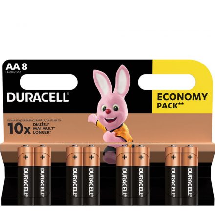 Duracell Basic Baterie Alkalină AA (MN1500) (1,5V) B8