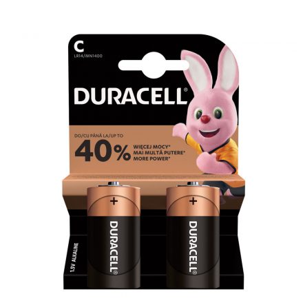 Duracell Basic Baterie Alkalină Baby C (MN1400) (1,5V) B2