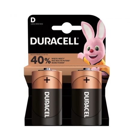 Duracell Basic Baterie Alkalină D (MN1300) (1,5V) B2