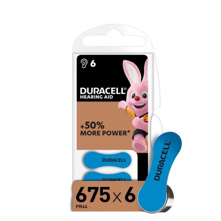 Duracell Baterie pentru Aparat Auditiv DA675 0%Hg (1,45V) B6