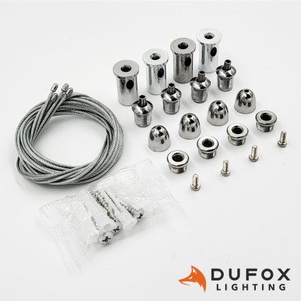 DUFOX Lighting set de suspendare cu fir pentru panou LED 60x60