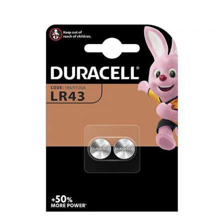 Duracell Baterie Buton Alkalină AG12 / LR43 (1,5V) B2