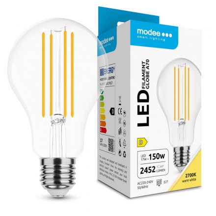 Modee LED Bec Filament A70 17W E27 360° 2700K (2452 lumen) ERP