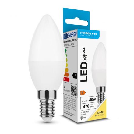 Modee Lighting Bec LED Lumânare (Candle) 4.9W E14 200° 2700K (470 lumen) ERP