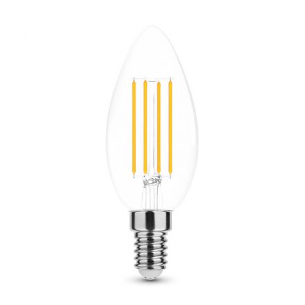 Modee LED Bec Filament Lumânare C35 7W E14 360° 2700K (806 lumen) ERP