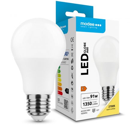 Modee Lighting LED Bec Globe A60 13W E27 200° 2700K (1350 lumen) ERP