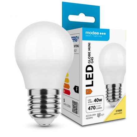 Modee Lighting LED Bec Globe Mini G45 4.9W E27 200° 2700K (470 lumen) ERP