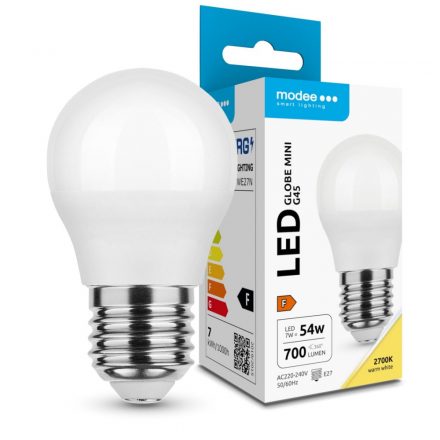 Modee Lighting LED Bec Globe Mini G45 7W E27 200° 2700K (700 lumen) ERP