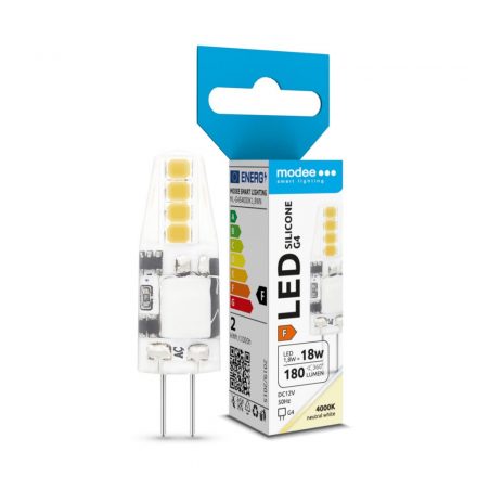 Modee Lighting LED Bec G4 Silicon DC 12V 1,8W 4000K (180 lumen) ERP