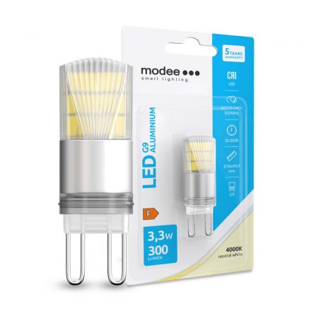 Modee Lighting LED Bec G9 Aluminiu 3,3W 4000K (300 lumen)