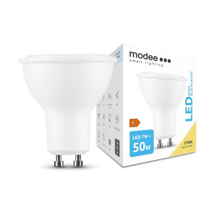 Modee Lighting LED Bec Spot Alu-Plastic 7W GU10 110° 2700K (550 lumen)