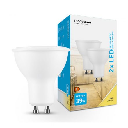 Modee Lighting LED Bec Spot Alu-Plastic 7W GU10 60° 2700K (450 lumen) B2