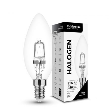 Modee Smart Lighting ECO Halogen Bec Lumânare (Candle) 28W E14 (370 lumen)