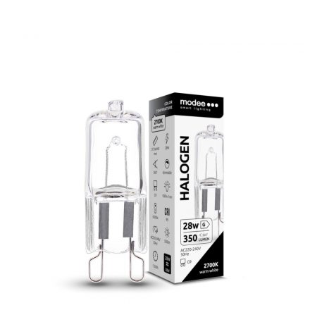 Modee Smart Lighting ECO Halogen Bec G9 28W (350 lumen)