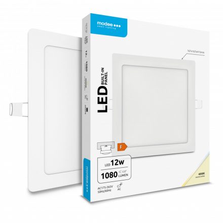 Modee LED Panel Négyzet 12W 4000K (1080 lumen)