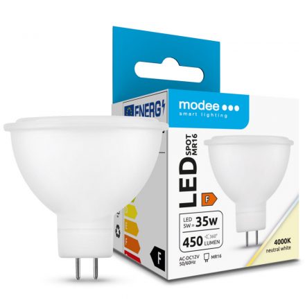 Modee Lighting LED Bec Spot 5W MR16 12V 100° 4000K (450 lumen) ERP