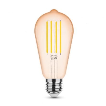 Modee LED Filament Chihlimbar ST64 4W E27 320° 1800K (360 lumen)