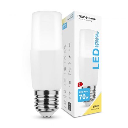 Modee Lighting LED Bec Special Stick T37 9W E27 270° 2700K (650 lumen)