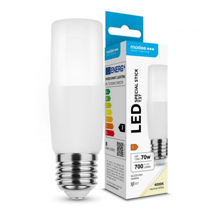 Modee Lighting LED Bec Special Stick T37 7,9W E27 270° 4000K (700 lumen) ERP