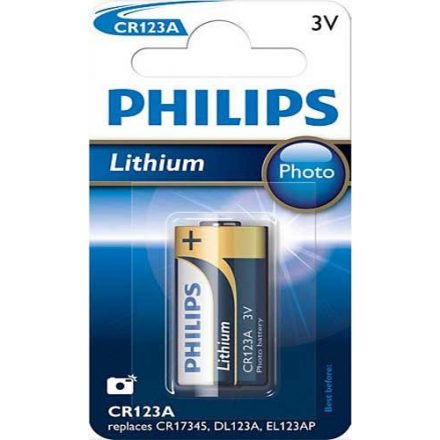 Philips Extremelife Photo Lithium CR123 3V