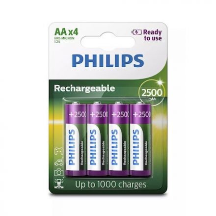 Philips Baterie reîncărcabilă NIMH AA 2500 mAh (R6B4RTU25/10) (1,2V) B4