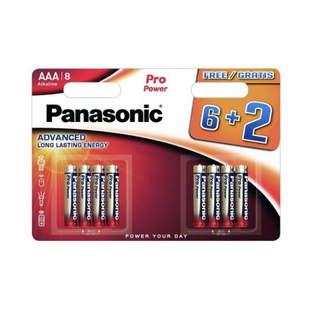 Panasonic Pro Power Baterie alcalină AAA (LR6) BL/6+2