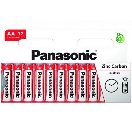 Panasonic Zinc Féltartós Ceruza Elem AA B12